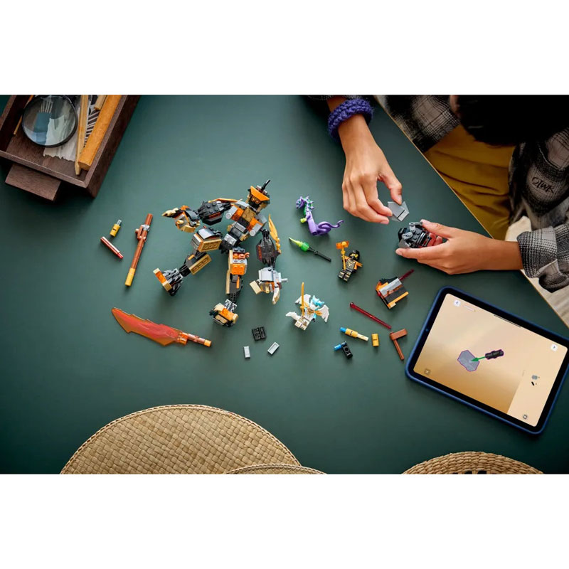 LEGO Ninjago Cole's Mission Mech & Dragon Zane 71854