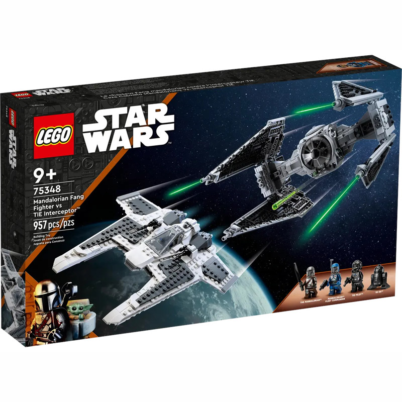 LEGO® Star Wars Mandalorian Fang Fighter vs. Tie Interceptor 75348