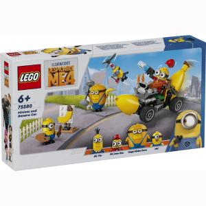 LEGO Despicable Me 4 Minions and Banana Car 75580