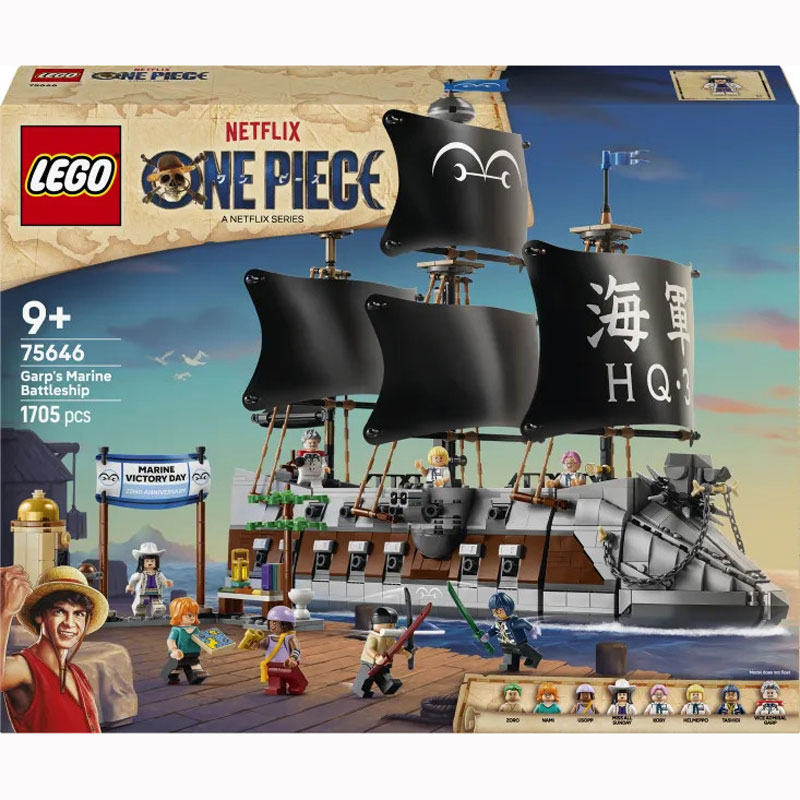 Lego® One Piece Garp's Marine Battleship 75646