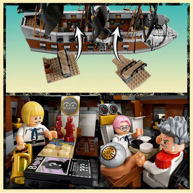 Lego® One Piece Garp's Marine Battleship 75646