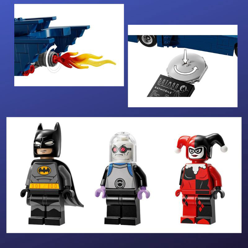 LEGO DC Super Heroes Batman™ with the Batmobile™ vs. Harley Quinn™ and Mr. Freeze™ 76274