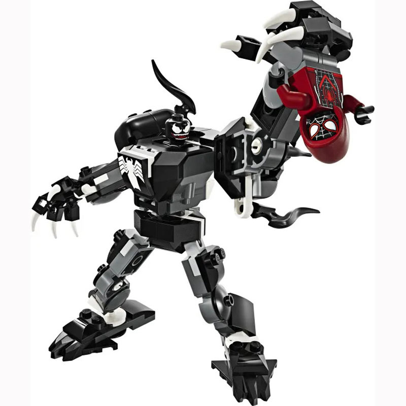 Lego Super Heroes Venom Mech Armor vs. Miles Morales 76276