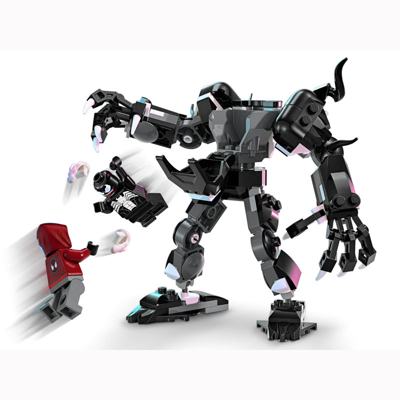 Lego Super Heroes Venom Mech Armor vs. Miles Morales 76276