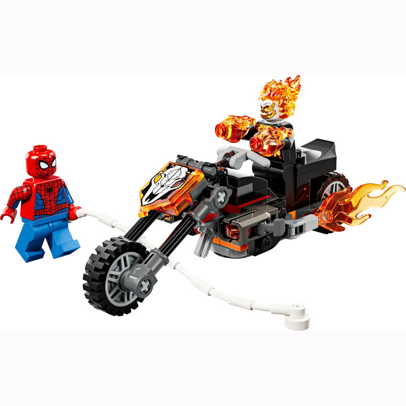 Lego Marvel Spider-Man vs. Ghost Rider Motorcycle 76335