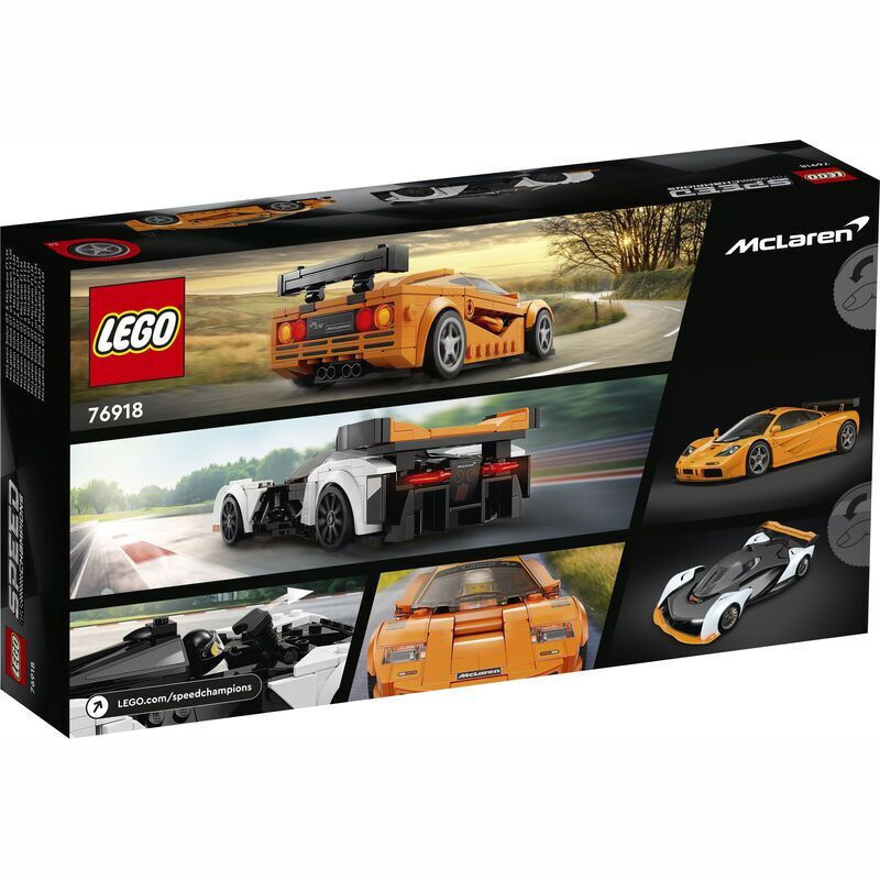 Lego Speed Champions McLaren Solus GT & McLaren F1 LM 76918