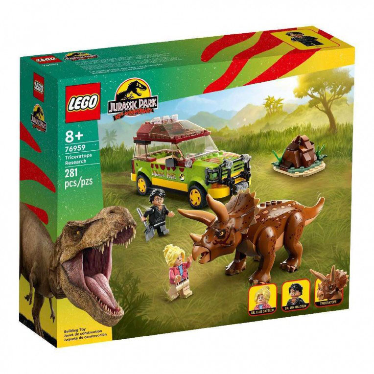 Lego Jurassic World Triceratops Research 76959