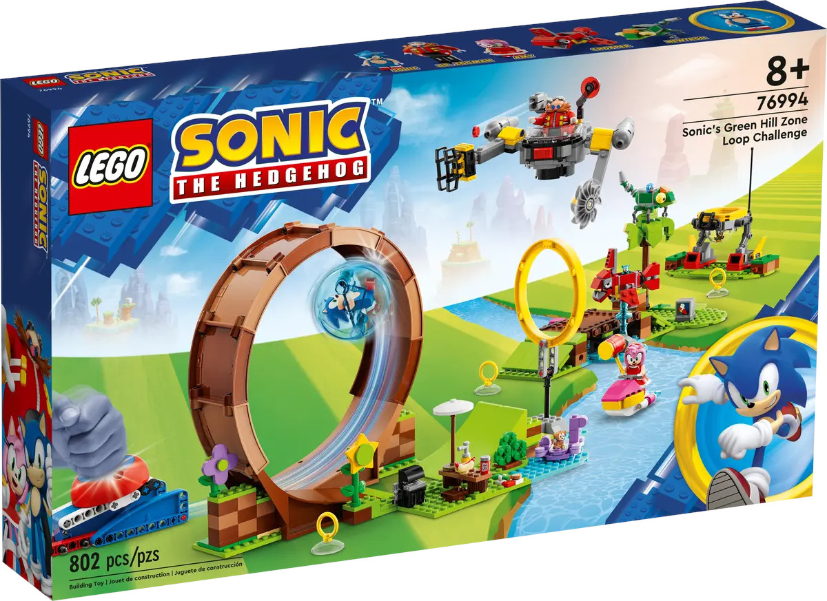 LEGO Sonic The Hedgehog Sonic's Green Hill Zone Loop Challenge 76994