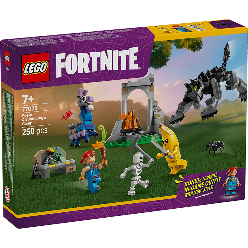 LEGO® Fortnite® Peely & Sparkplug's Camp 77075