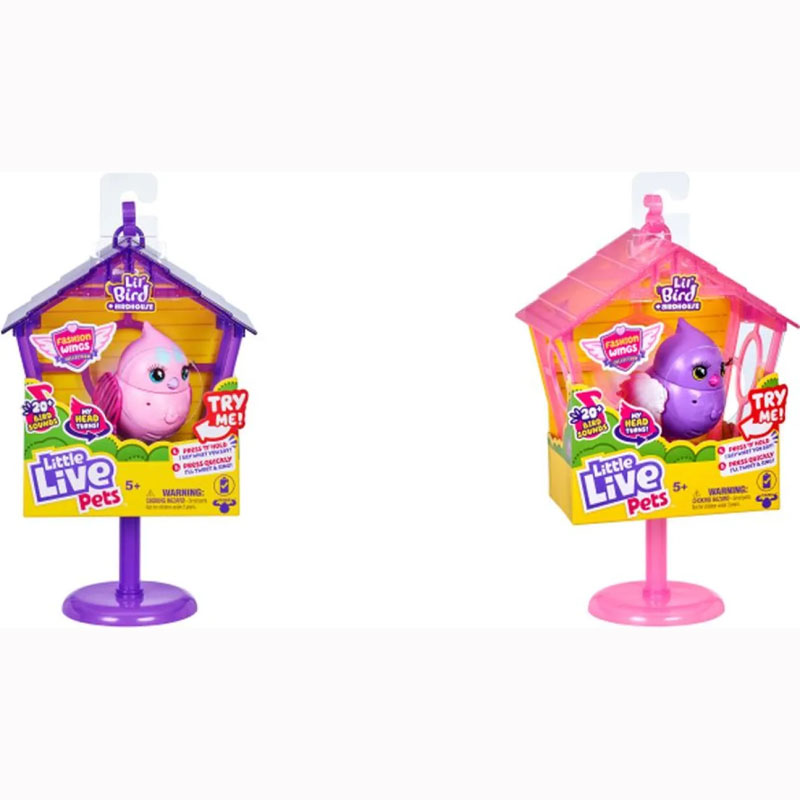 Giochi Preziosi Little Live Pets Σπίτι με Πουλάκι Cocoritos 2 Σχέδια LPB13000