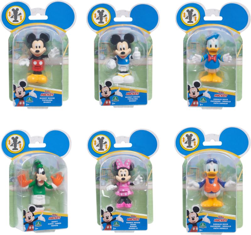 Giochi Preziosi Φιγούρα Mickey 7,5cm με αρθρώσεις (6 σχέδια) MCC07000