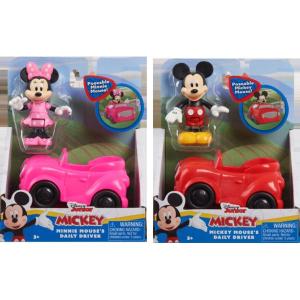 Giochi Preziosi Φιγούρες Mickey & Minnie Αυτοκινητάκι (2 σχέδια) MCC12110