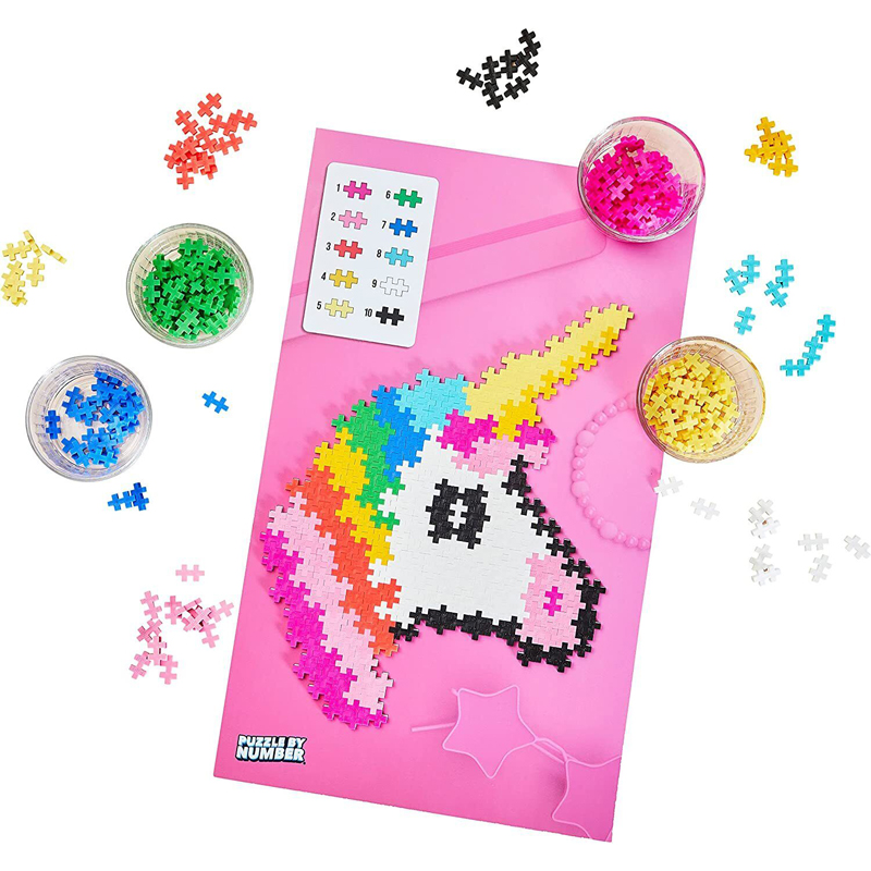 Plus-Plus Puzzle By Number Unicorn - Παζλ Μονόκερος 250τμχ. PLS3929