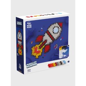 Plus-Plus Puzzle By Number Space Rocket - Παζλ Πύραυλος 500τμχ. PLS3930