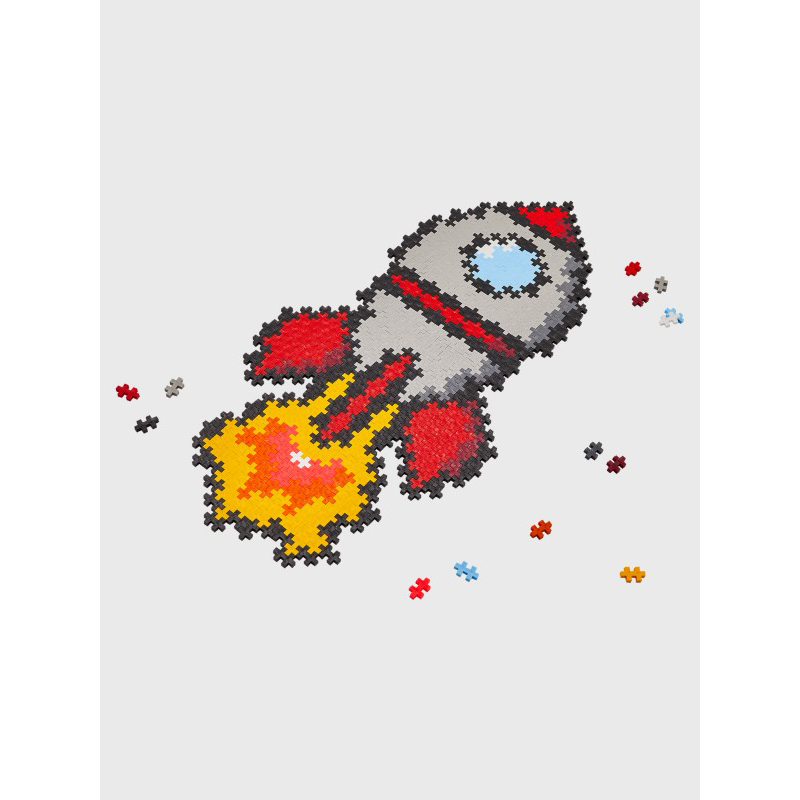 Plus-Plus Puzzle By Number Space Rocket - Παζλ Πύραυλος 500τμχ. PLS3930