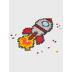 Plus-Plus Puzzle By Number Space Rocket - Παζλ Πύραυλος 500τμχ. PLS3930