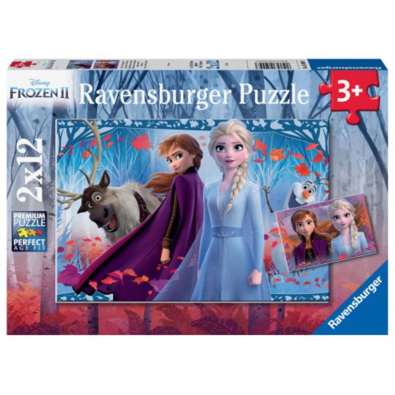 Ravensburger Παζλ 2x12 τμχ Disney Frozen II 05009