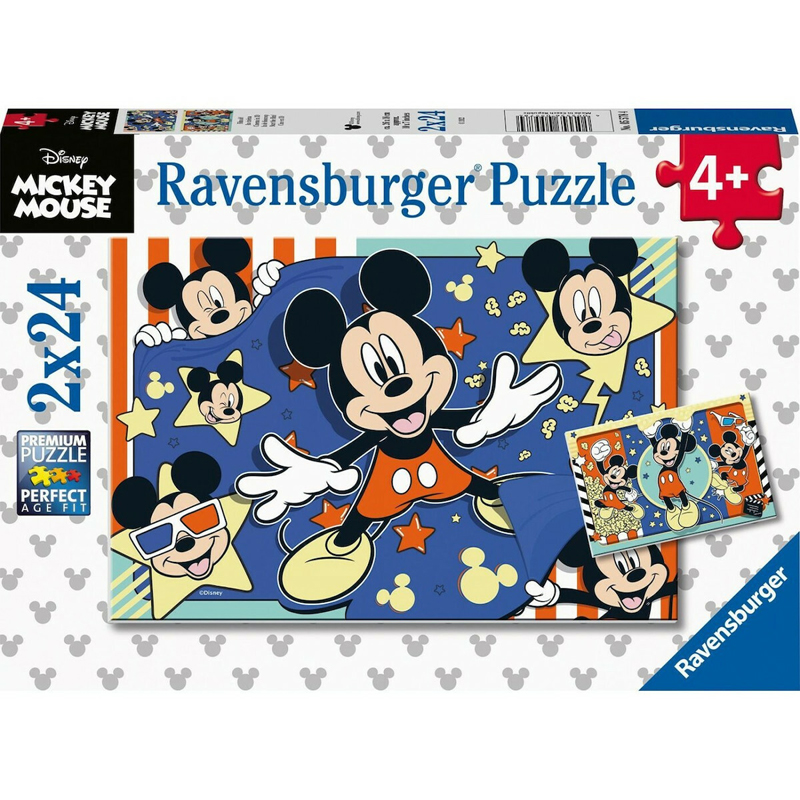 Ravensburger Παζλ 2x24 τεμ. Mickey Mouse 05578