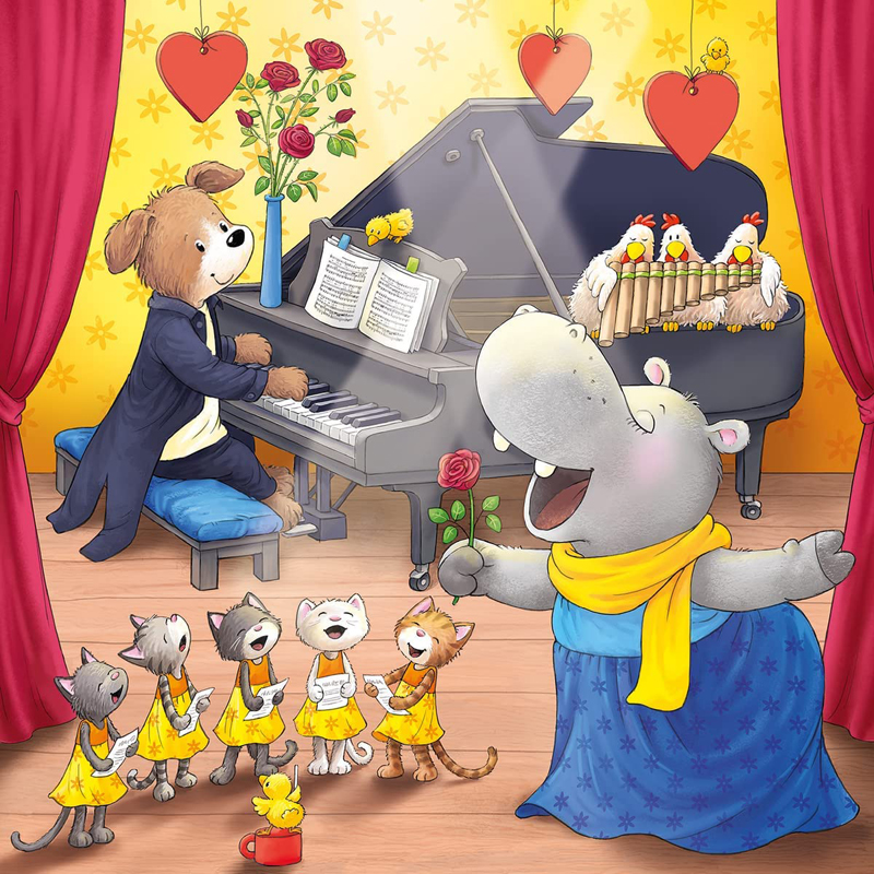 Ravensburger Παζλ 3x49 τεμ. Ζωάκια στη Σκηνή