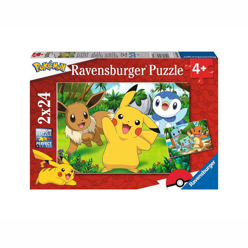 Ravensburger Παζλ 2x24 τεμ. Pokemon 05668