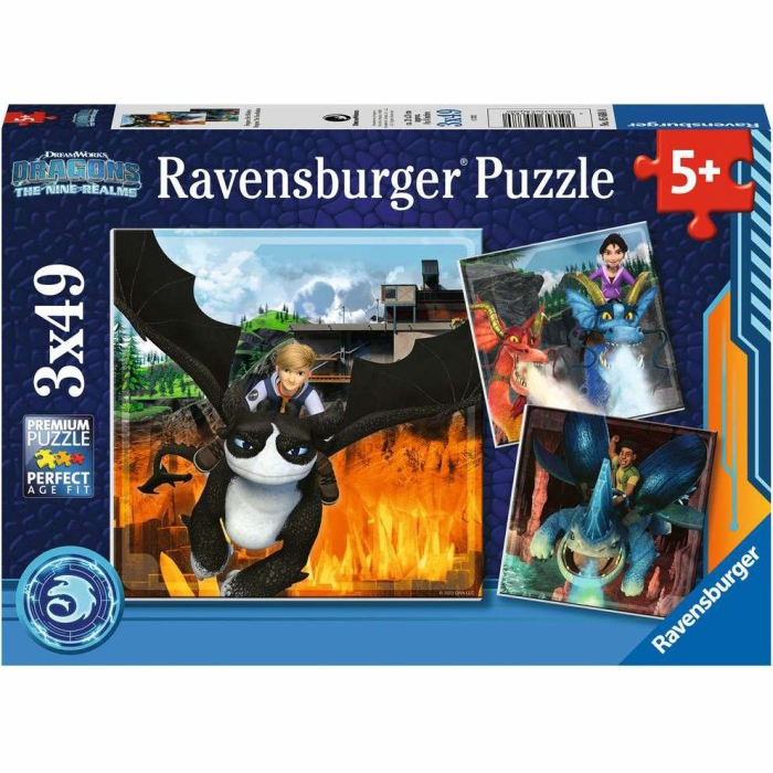 Ravensburger Παζλ 3x49 τεμ. Δράκοι