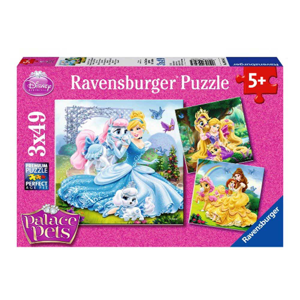 Ravensburger Παζλ 3x49 τμχ Βασιλικά Ζωάκια 09346