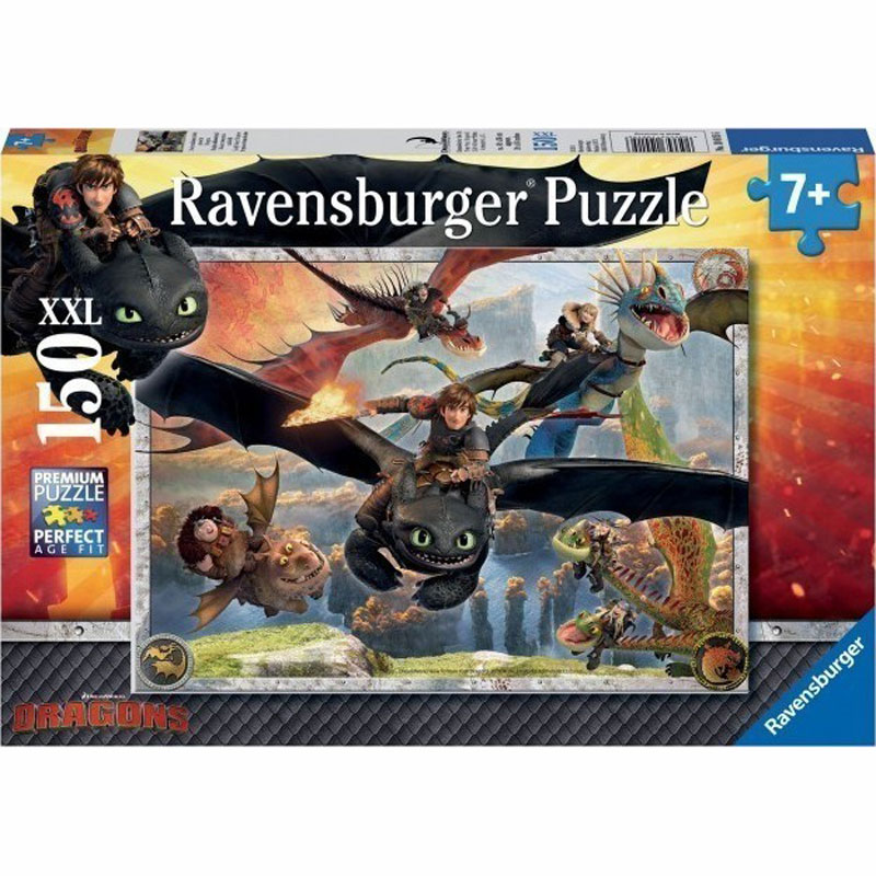 Ravensburger Puzzle 150 XXL τμχ How to train your dragon 10015