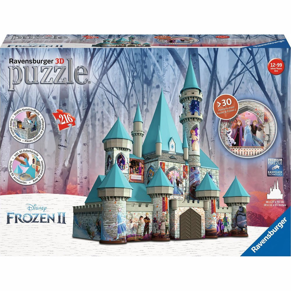 Ravensburger 3D Puzzle Maxi 216 τμχ. Το Κάστρο της Έλσας 11156