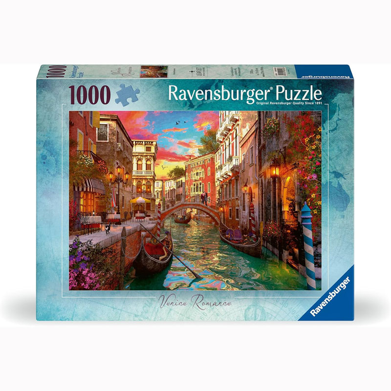 Ravensburger Παζλ 1000 τμχ Ρομαντική Βενετία 12000056