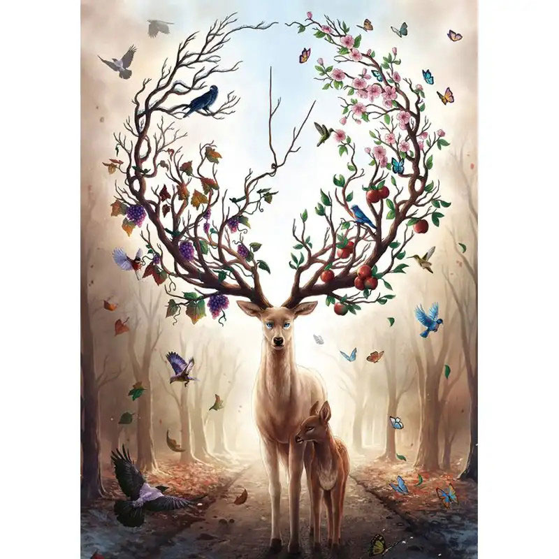 Ravensburger Παζλ 1000τμχ Φανταστικά Ελάφια 12000459