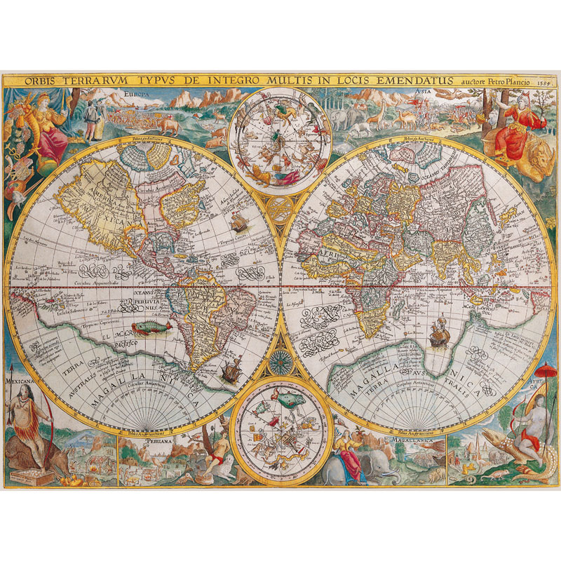 Ravensburger Παζλ 1500 τμχ Ιστορικός Χάρτης 12000716