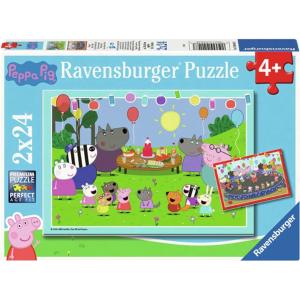 Ravensburger Παζλ 2x24 τμχ Το Πάρτι της Πέππα 12004018