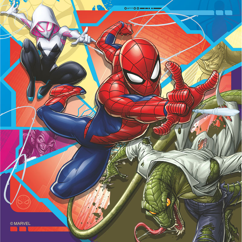 Ravensburger Παζλ 3x49 τμχ Spiderman Marvel 12004115