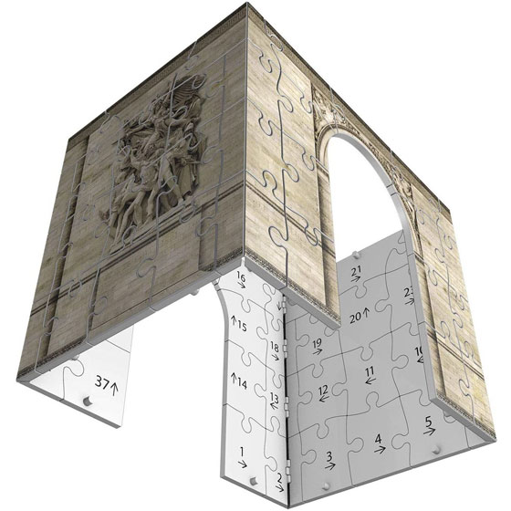 Ravensburger 3D Παζλ 216 τμχ Αψίδα του Θριάμβου 12514