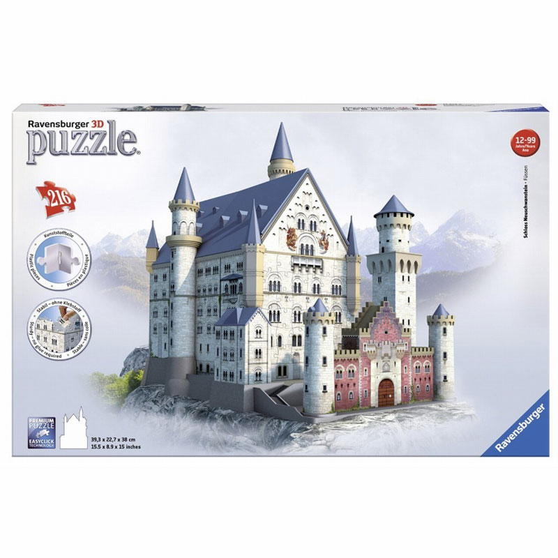 Ravensburger 3D Παζλ Maxi Κάστρο Neuschwanstein 216 τεμ. 12573