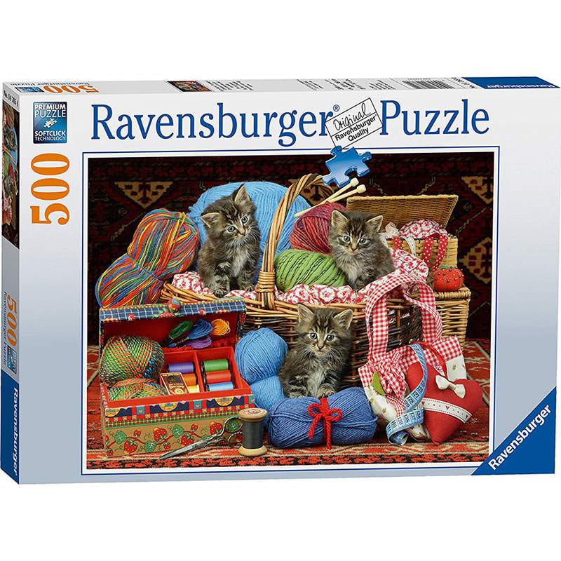 Ravensburger Παζλ 500 τμχ Χνουδωτές Γάτες 14785