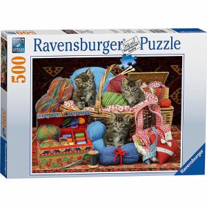 Ravensburger Παζλ 500 τμχ Χνουδωτές Γάτες 14785