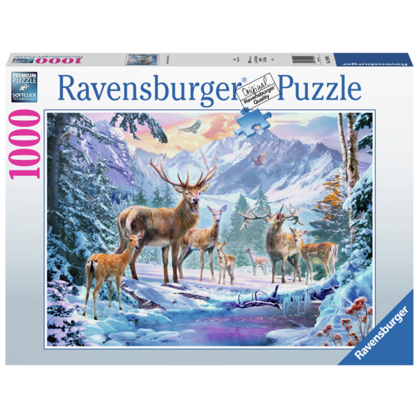 Ravensburger Παζλ 1000 τμχ Ζαρκάδια 19949