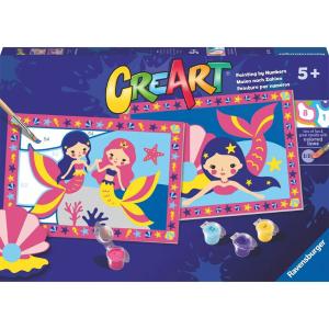 Ravensburger Παιχνίδι Κατασκευής CreArt Junior Γοργόνες 23714