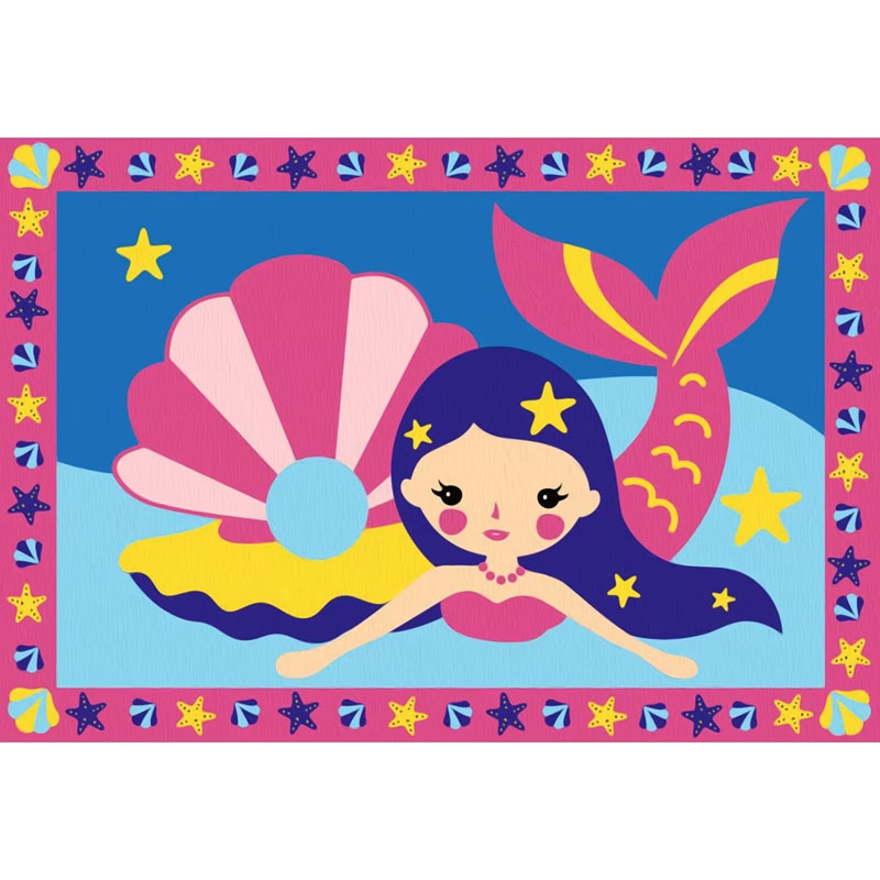 Ravensburger Παιχνίδι Κατασκευής CreArt Junior Γοργόνες 23714