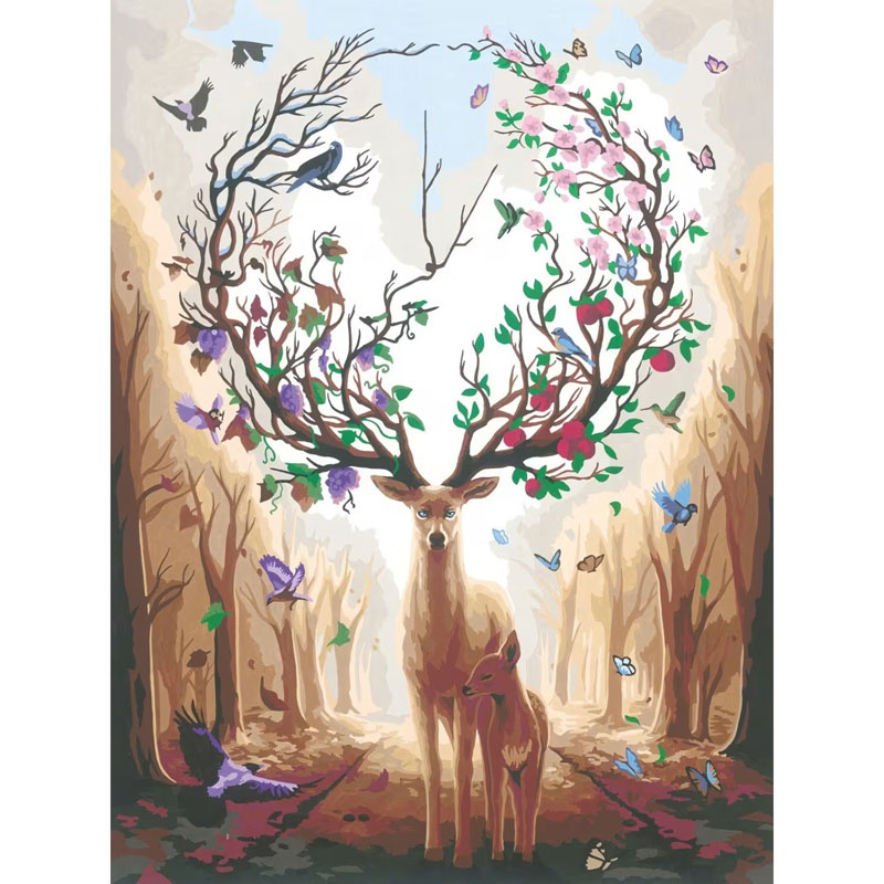 Ravensburger Παιχνίδι Κατασκευής CreArt Canvas Ελάφι 23910