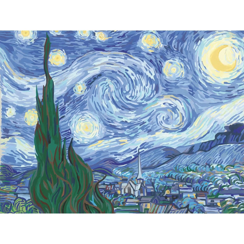 Ravensburger Παιχνίδι Κατασκευής CreArt Canvas Van Gogh 23915