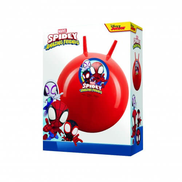 John Μπάλα Χοπ Χοπ 45-50cm Spidey & Friends Κόκκινη 59549
