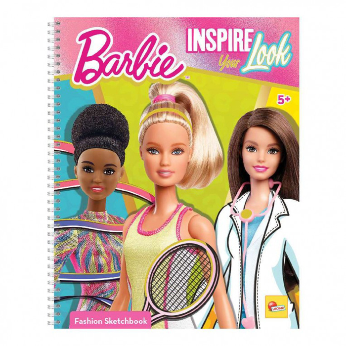 Lisciani Barbie Sketch Book Inspire Your Look 12617