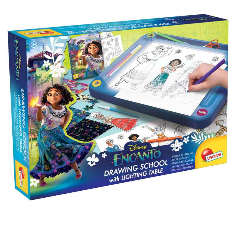 Lisciani Encanto Drawing School With Light Table - Σχολή Ζωγραφικής με Φωτεινό Πίνακα 98255