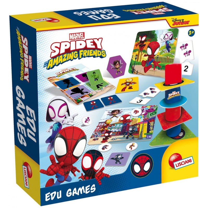 Lisciani Επιτραπέζιο Εκπαιδευτικό Edugames Collection Spidey 99146