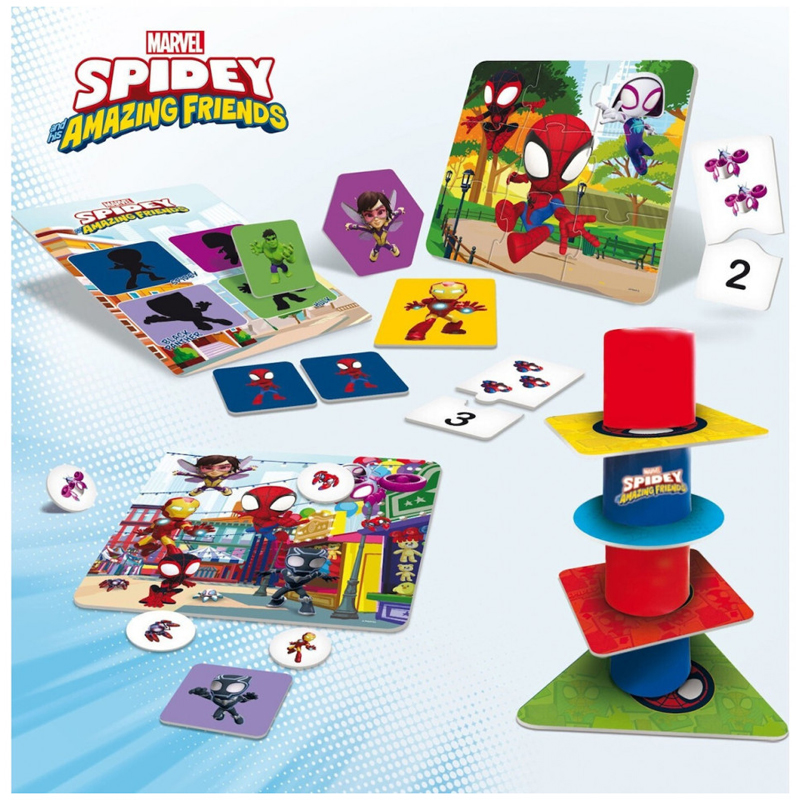 Lisciani Επιτραπέζιο Εκπαιδευτικό Edugames Collection Spidey 99146