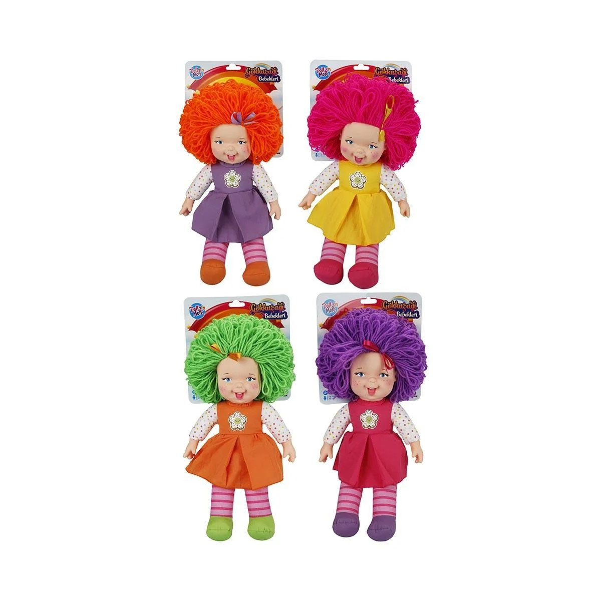 Sunman Κούκλα Rainbow Doll 45cm  - Σχέδια S00040012