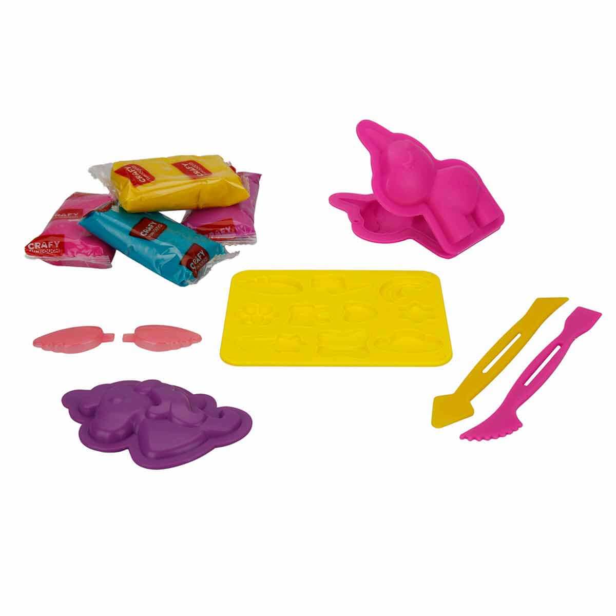 Sunman Crafy Fun Dough Παιδικό Σετ Πλαστελίνης Magical Unicorn 11 Pcs S03002090