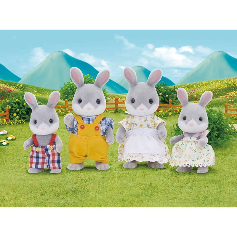 Sylvanian Families Cottontail Rabbit Family Οικογένεια Κουνελιών 4030